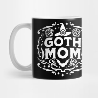 Goth Mom Halloween Mothers Day Witchcraft Retro Vintage Mug